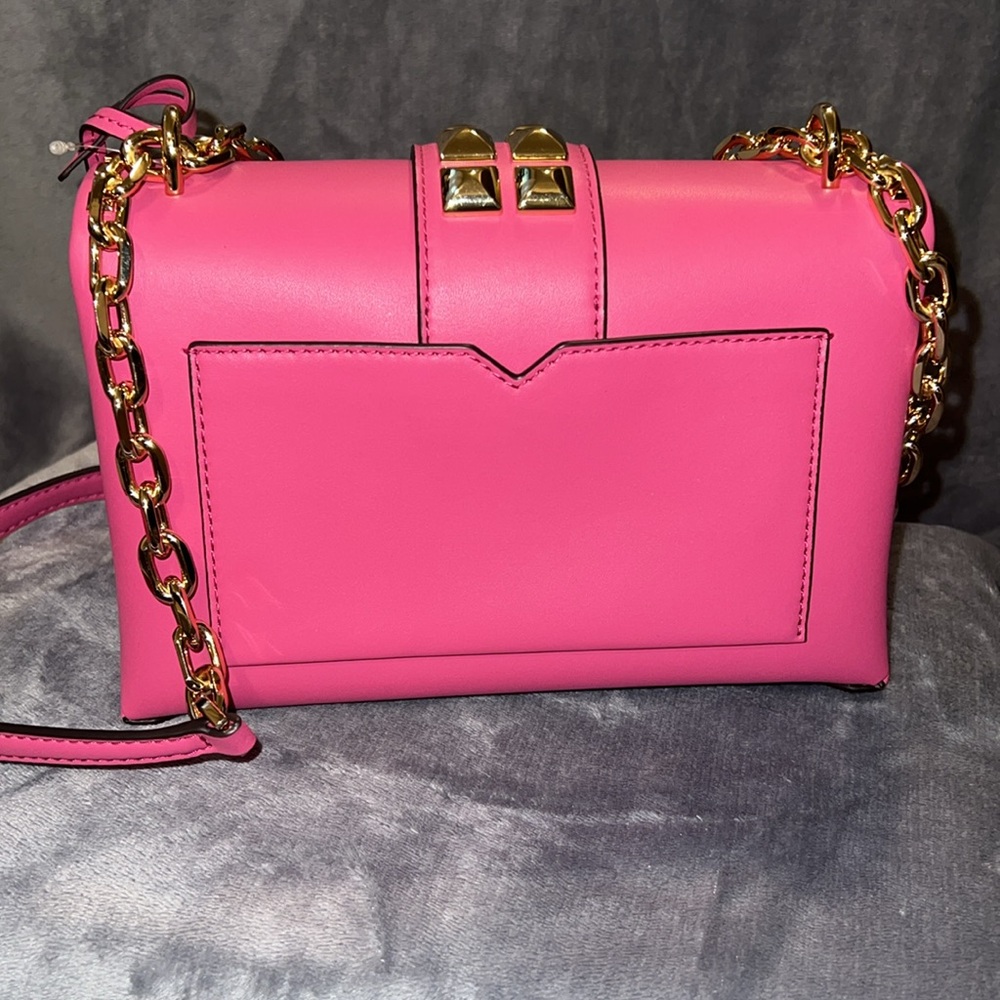 🎀NeW! Michael Kors Cece MD Flap Studded Shoulder Bag - Picture 6 of 7